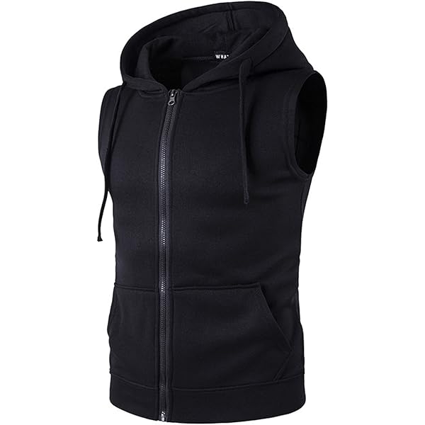 かなたSWEAT SLEEVELESS ZIPPED HOODIE かなたSWEAT SLEEVELESS