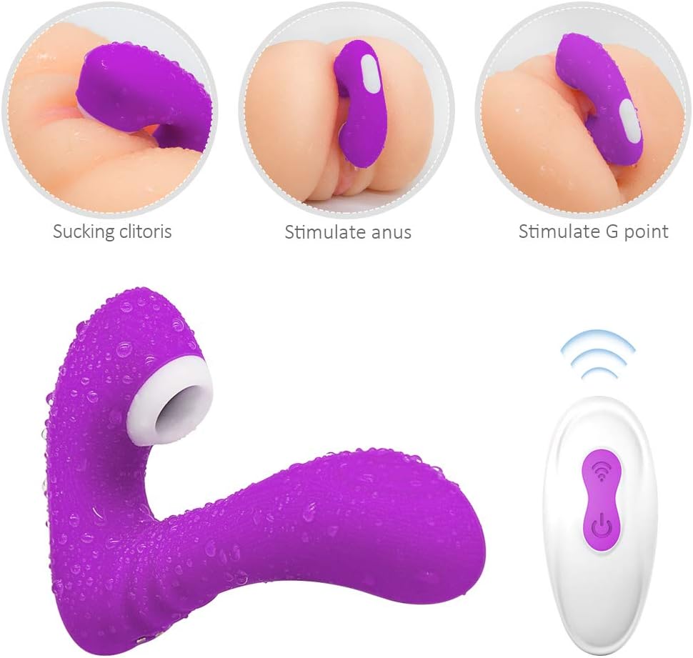 Multi Speed Clǐtör-ǐal Stimulator Toy Women Wearable Toy,Cute Shape Waterproof Multiple-Frequency Vǐ^Bra^tǐön Wand,Couples Interactive Toys,T-Shirt
