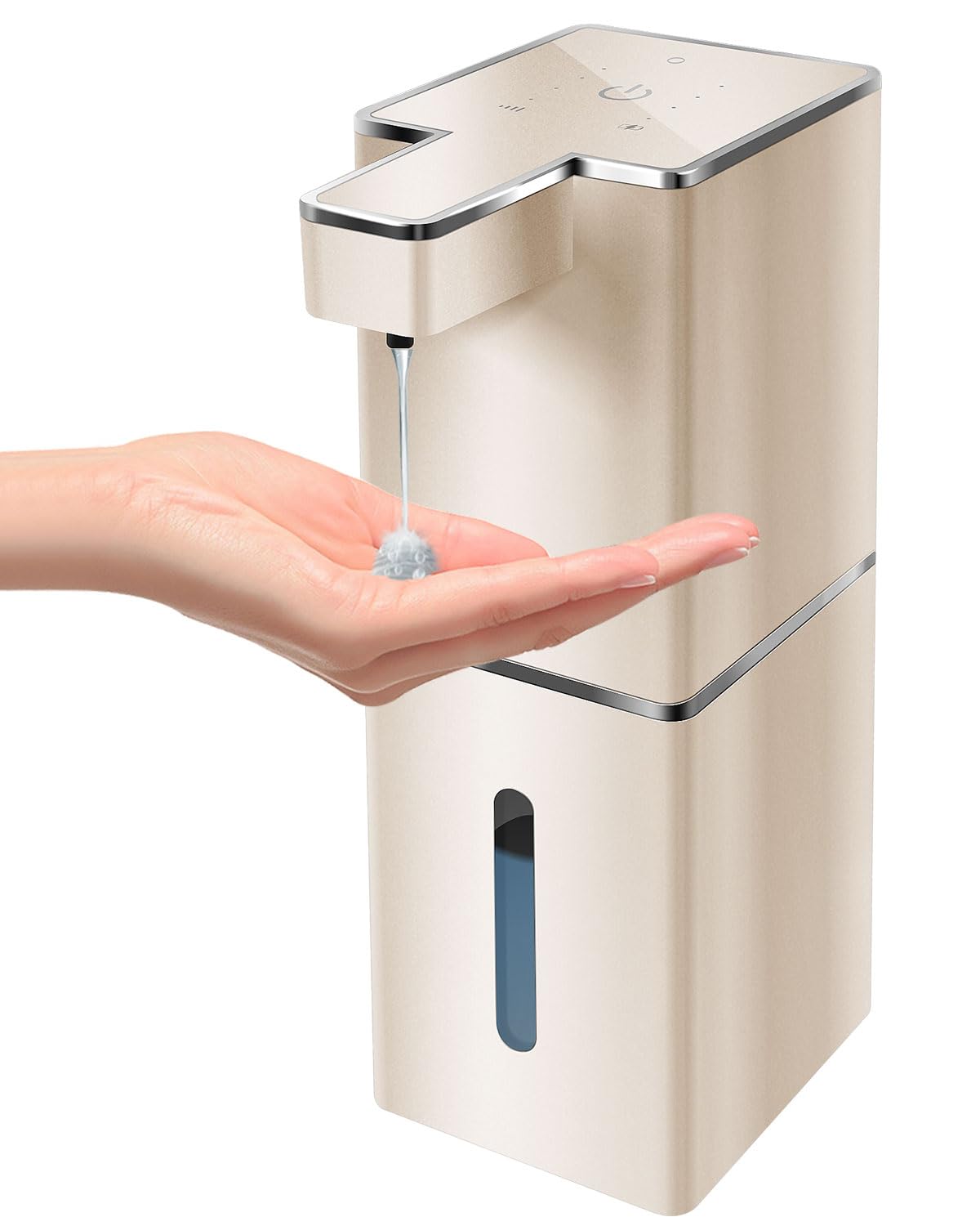 Photo 1 of Automatic Liquid Soap Dispenser Touchless Soap Dispenser 380ml/12.8oz Rechargeable, Wall Mounted,4 Levels Adjustable Auto Soap Pump for Bathroom Kitchen Dish Soap