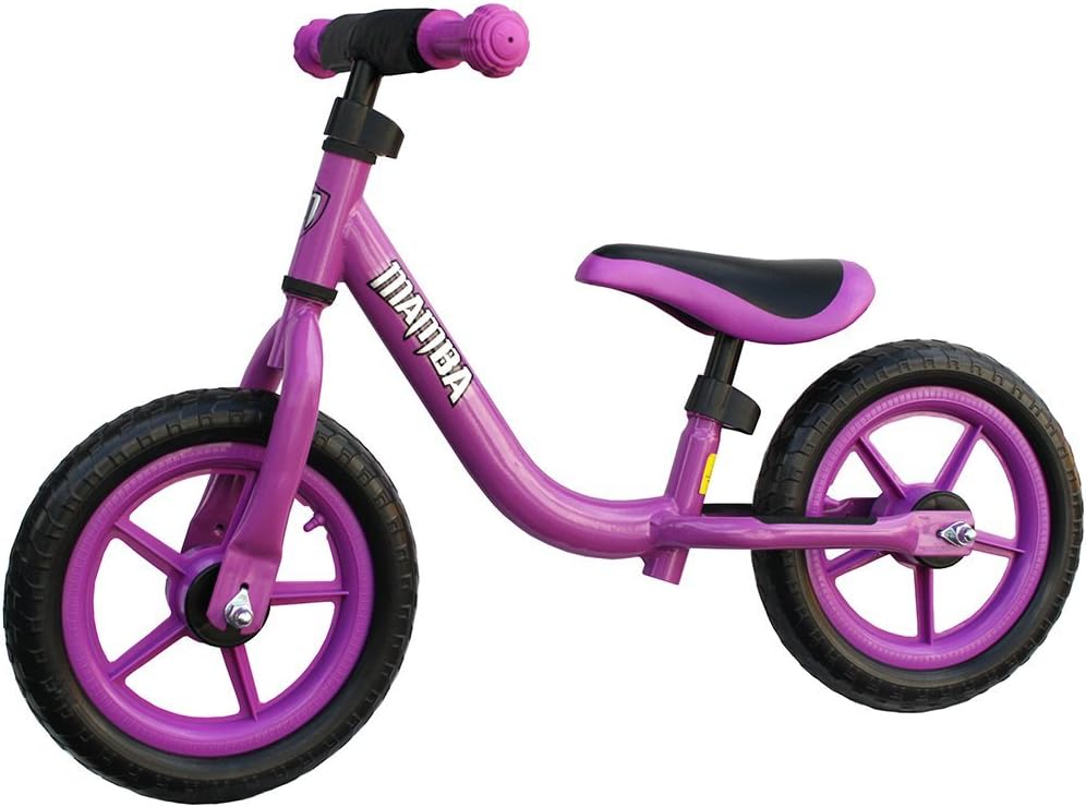 Mamba Sport 12" Balance Bike with Handlebar Pad (8 Colors)