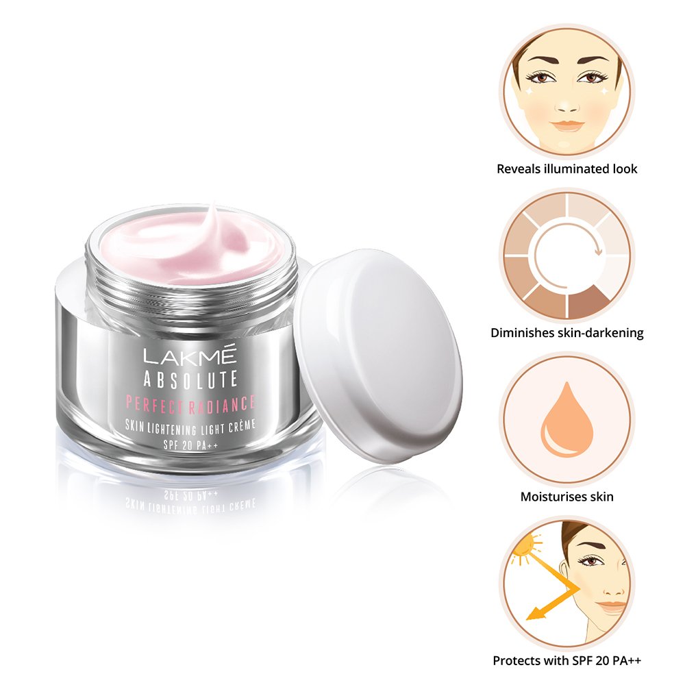 lakme perfect radiance skin lightening light cream