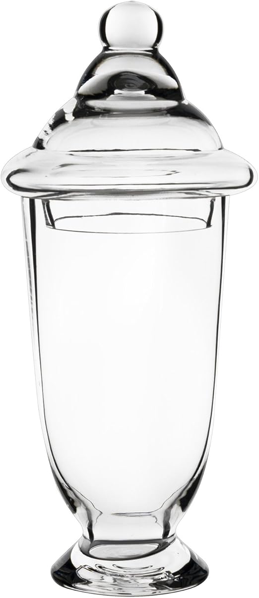 Clear Glass Display Jar Vase Bottle Storage Glass Apothecary With Lid Home Garden Home Decor