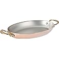 Mauviel 0 M'Heritage M'150B Copper Oval Pan, 11.8" Bronze Handle