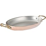 Mauviel 0 M'Heritage M'150B Copper Oval Pan, 11.8" Bronze Handle