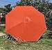 BELLRINO DECOR Replacement Orange STRONG & THICK Umbrella Canopy for 9ft 8 Ribs ORANGE (Canopy Only)