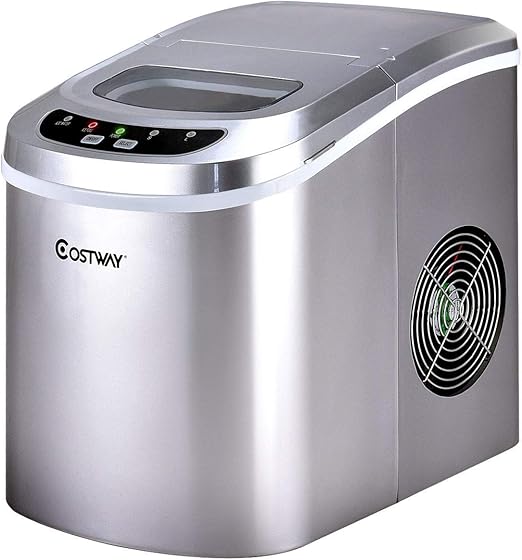 Amazon Com Costway Ice Maker For Countertop 26lbs 24h Portable