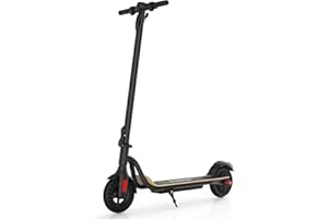 MEGAWHEELS Electric Scooter, 3 Gears, Max Speed 15.5MPH, 12-17 Miles Rang 7.5Ah/5.0 Ah Powerful Battery with 8'' Tires Foldable Electric Scooter for Adults, Teens, Kids, Load 220-265 lbs