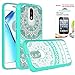 Moto G4 / G4 Plus Clear Case with Screen Protector, AnoKe [Scratch Resistant] Colorful Mandala Flower Dream Catcher Slim Acrylic For Motorola Moto G 4th Gen / G Plus 4th Generation CH TM Mint