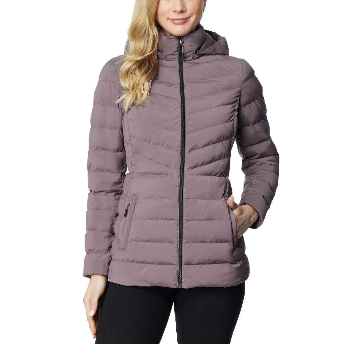 32 Degrees Heat Womens Hooded 4-Way Stretch Jacket
