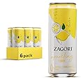 Zagori Sparkling Lemon 330ml - No Sugar - No Calories - No Preservatives - Product of Greece - Pack of 6