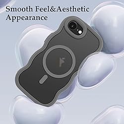 Pepmune for Phone 16e Case, Curly Wavy Frame Hard