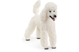 Schleich Farm World, Realisitc Dog Toys for Boys and Girls Ages 3 and Above, Poodle Toy Figurine