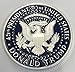 Aizics Mint Limited Edition Blue/Silver 2017 President Donald Trump Inaugural EAGLE Commemorative Novelty Item 38mm. 45th President of the United States of America