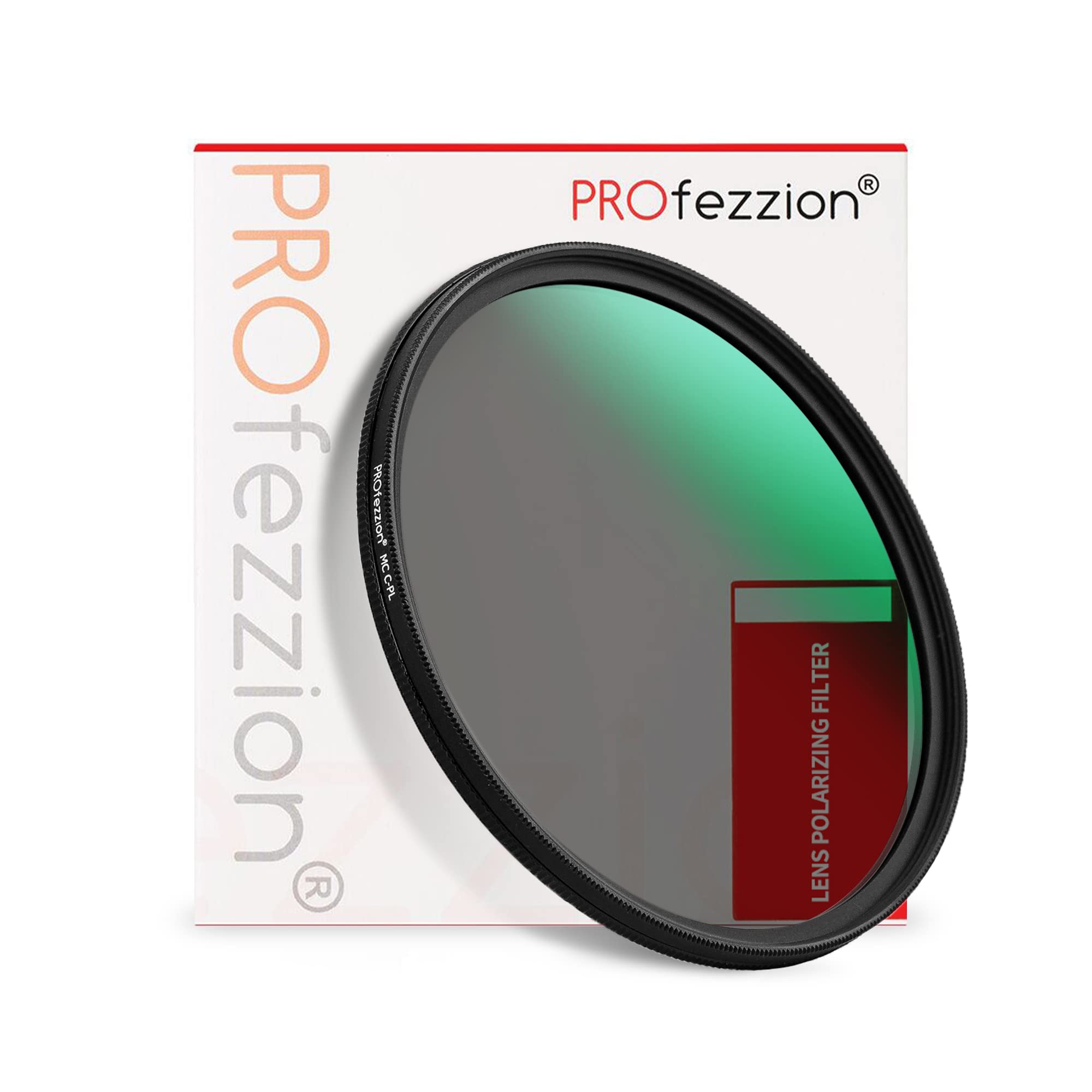 PROfezzion 77mm Polarising Filter, Circular Polarizing CPL for Canon EF 16-35mm f4L, EF 24-70mm f4L, EF 24-105mm f4L, RF 35mm f1.4L, RF 50mm f1.2L, RF 14-35mm f4L, RF 24-105mm f4L & More 77mm Lens