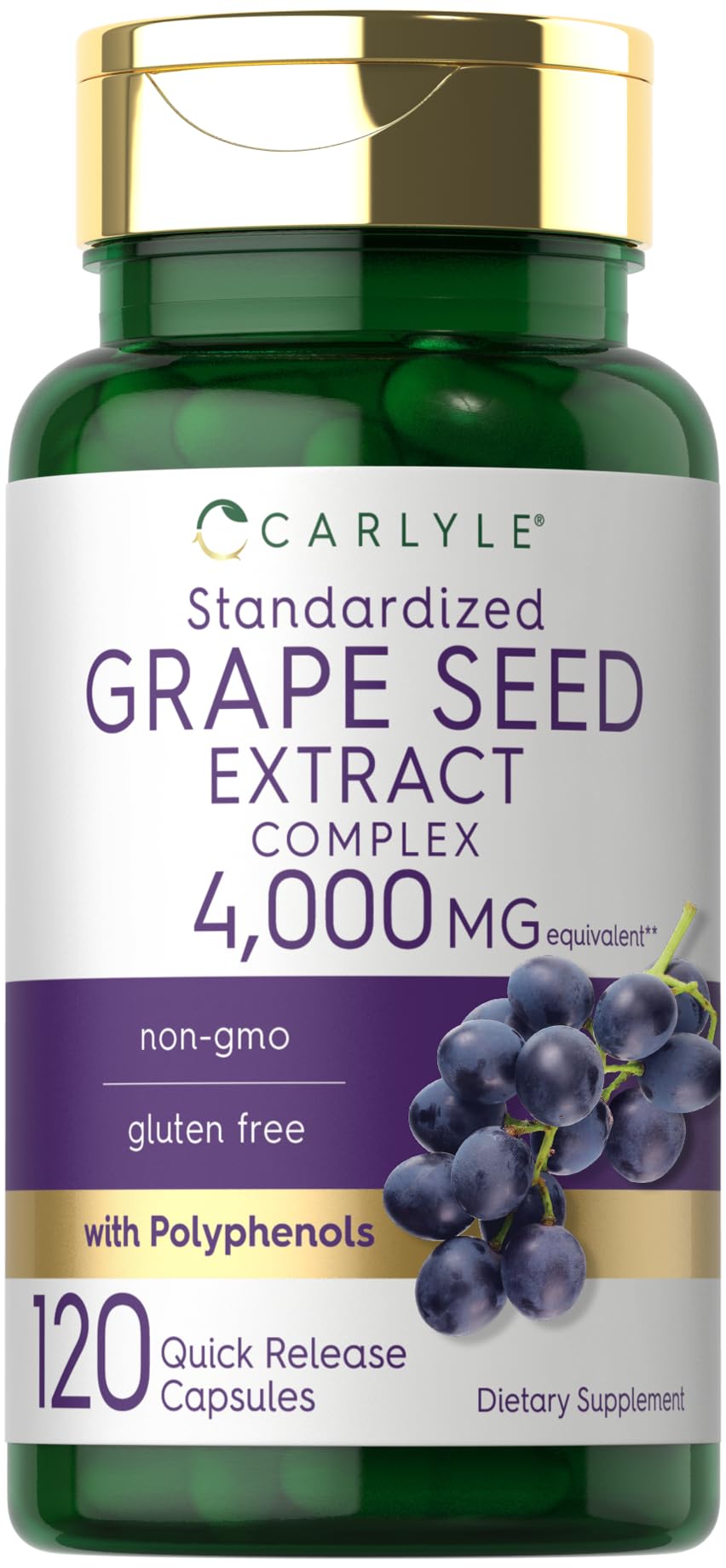 Standardized Grape Seed Extract Complex 4000 mg