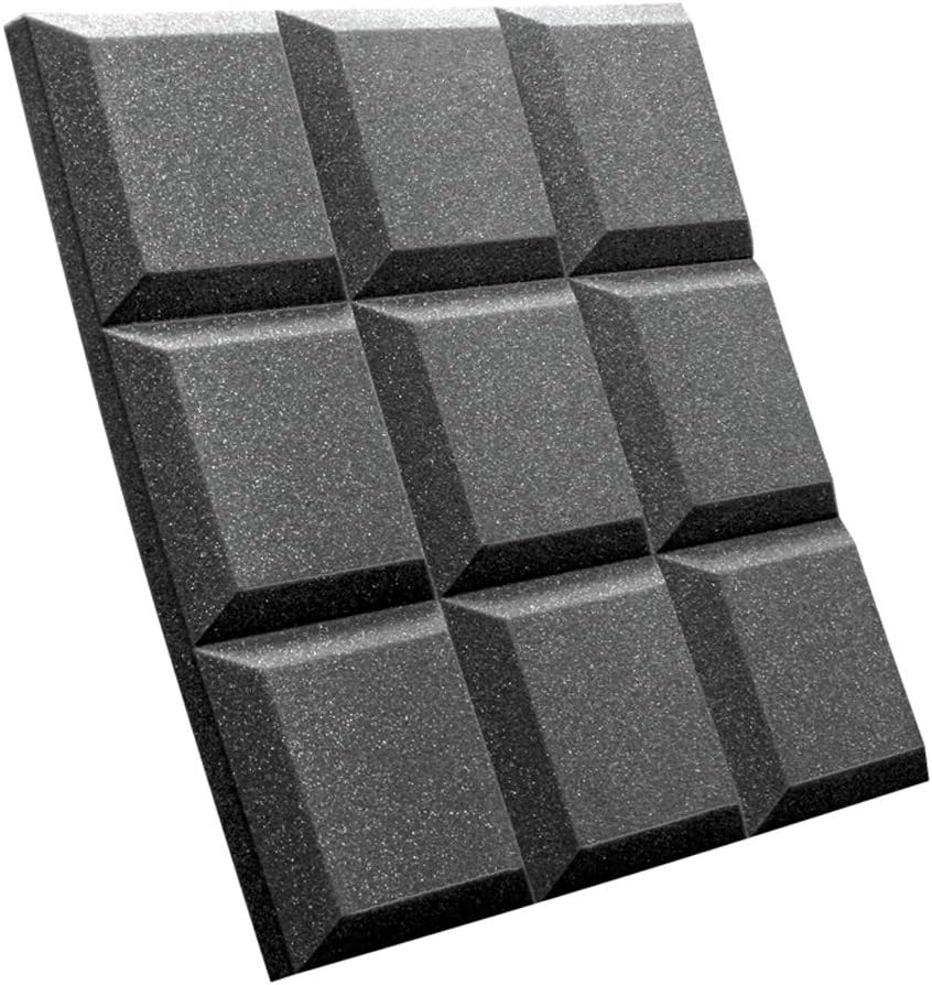 Acoustic Panels Studio Foam Sound Proof Panels Nosie Dampening Foam Studio Music Equipment Acoustical Treatments Foam 4 Pack-12''*12''*2''