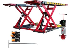 KATRAX KT-X77 Electric Mid-Rise Scissor Lift, 7000 lbs Capacity, 39.37” Max Lift, 110V (KT-X77-110V)