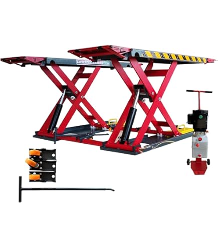KT-X77 Elec Mid-Rise Scissor Lift 7000 lbs Capacity, 39.37