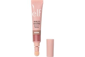 e.l.f. Halo Glow Blush Beauty Wand, Liquid Blush Wand For Radiant, Flushed Cheeks, Infused With Squalane, Vegan & Cruelty-fre