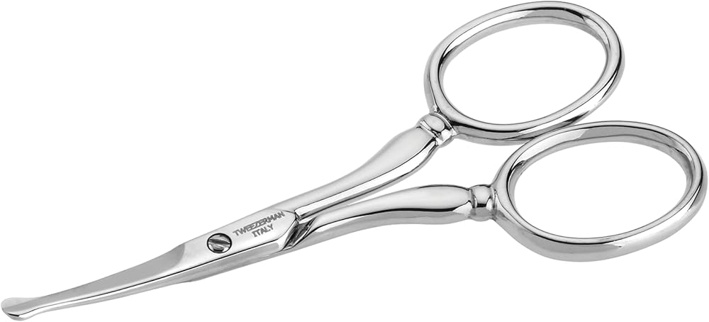 Tweezerman Facial Hair Scissors Stainless Steel