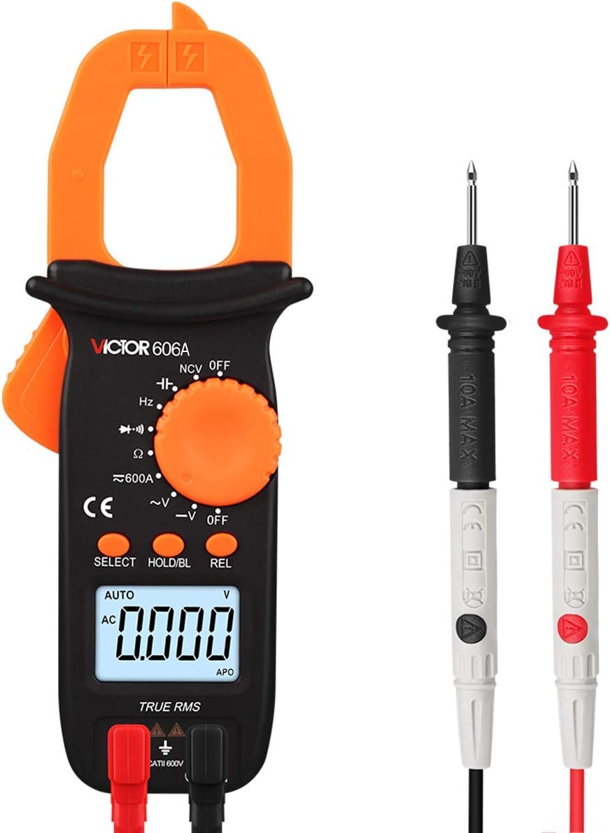 Allnice Digital Multimeter Voltage Tester 2000 Micro Farad Clamp On