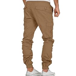 Side Snap Mens Sweatpants Cotton Carolina