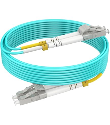 thumbnail image 2 of FiberCablesDirect LC ST OS2 Plenum Fiber Optic Patch Cable Flame Rated Ofnp Corning Glass 3 0m 9 8ft Fire Safe For Ceiling Runs Office Racks Air Handling Spaces 2 of 12