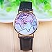 3 Colors New Arrival World Map Leather Strap Watches?(Black)