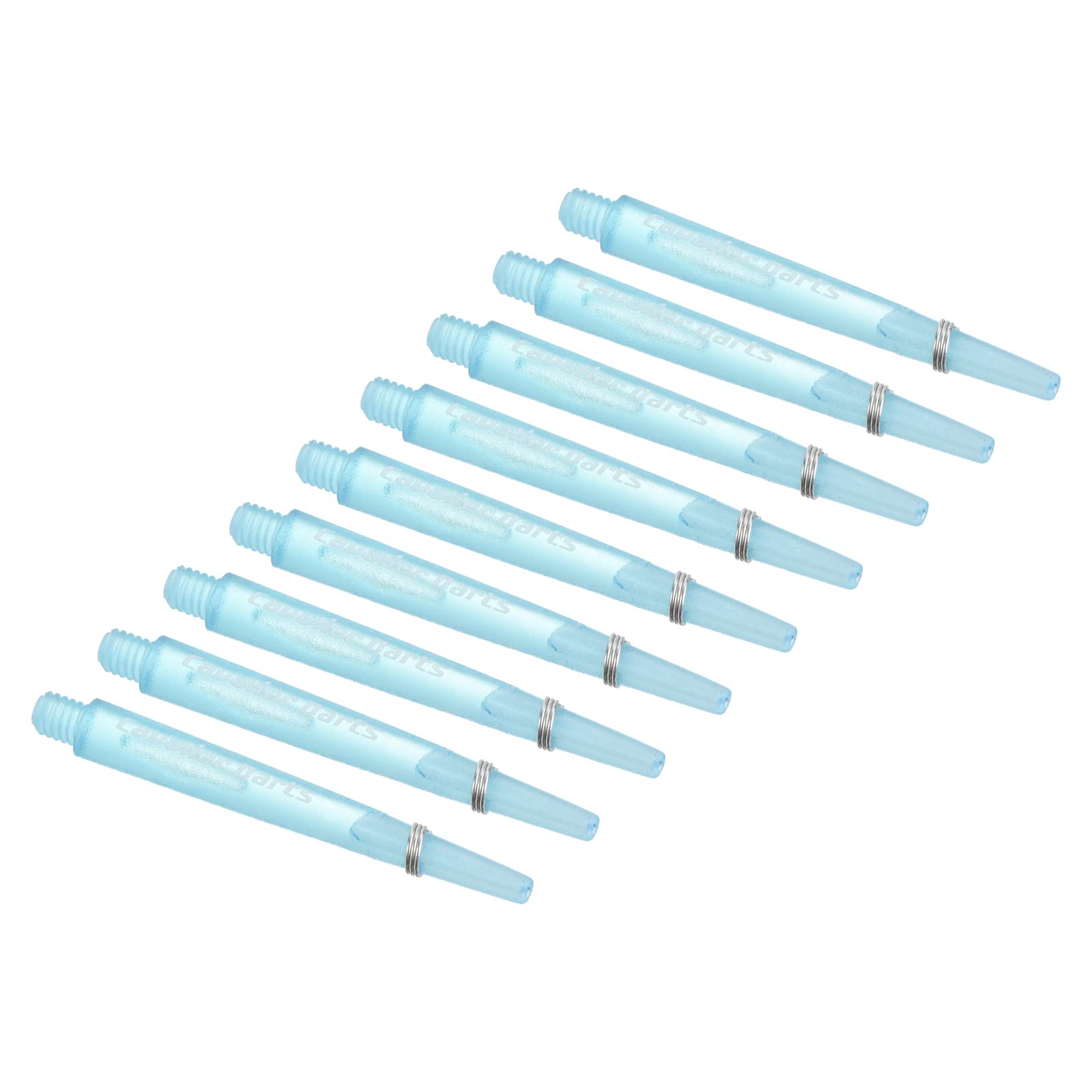 PATIKIL 45mm Dart Shafts, Medium 2BA Thread Plastic Dart Stems Dart Accessories for Steel Tip - 9 Pack (Blue)