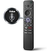 for Sony-TV-Remote-Control, Replacement for Sony Bravia TV Remote for All Smart LED OLED Series TVs with Voice Control, 1-Year Warranty