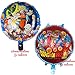 Dragon Ball Z Balloons (2 Pack), Birthday Celebration DragonballZ Balloon Set, Double Sided DBZ Goku Gohan Character Party Decorations
