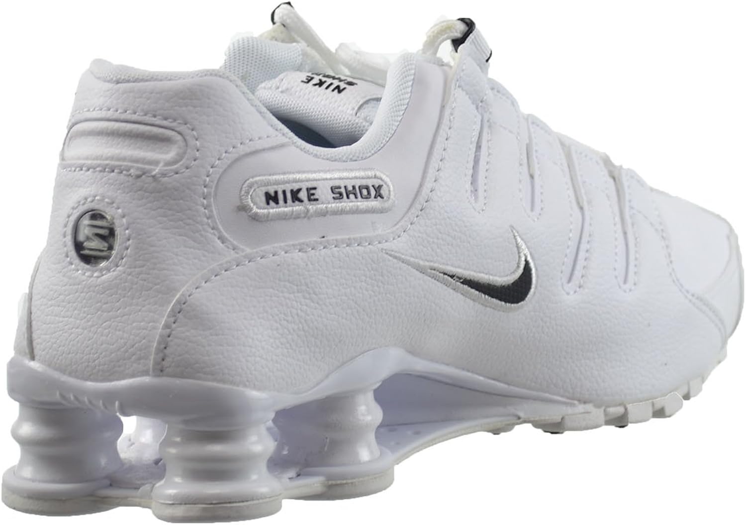nike shox nz eu black white