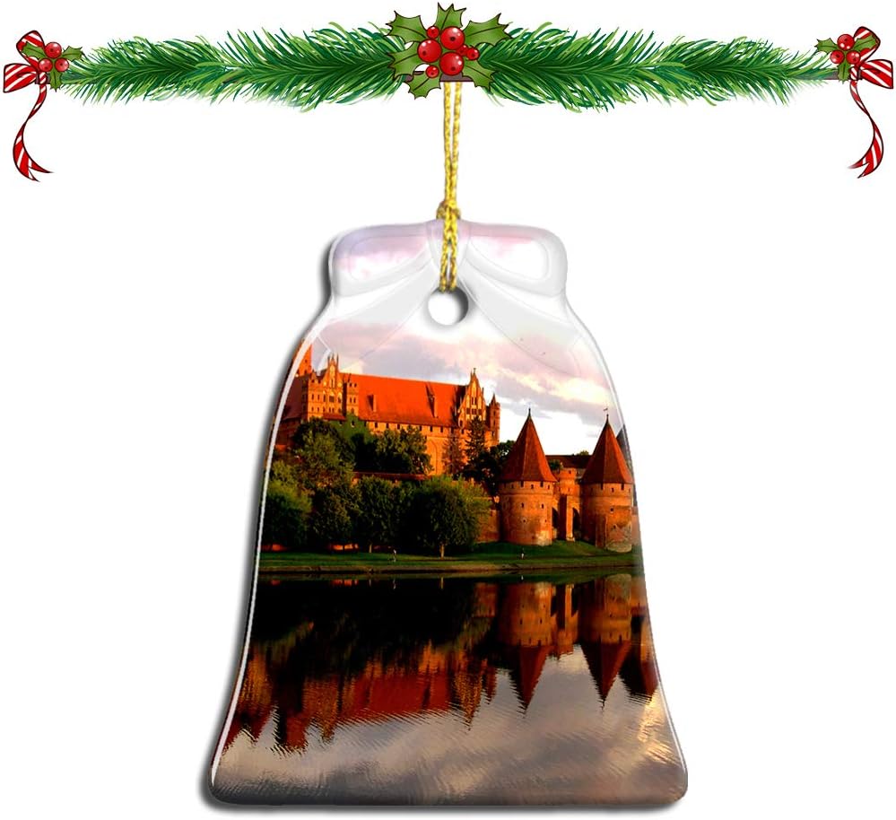Amazon Com Fcheng Poland Castle Malbork Christmas Ornament