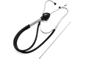 THE GARNISH GRIPPER Garnish Gripper Mechanic's Stethoscope Automotive Engine Diagnostic Sensitive Hearing Tool for Cars, Trucks and Motorcycles,Black