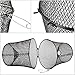 Pisfun Minnow Trap Crawfish/Ell/Grass Shrimp/Crawdads Trap Steel Bait Traps Storage Fishing Net Bucket (9 x 17.7-Inch)