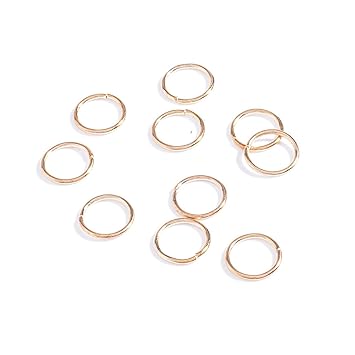Amazon Com 10pc Hair Braided Ring Punk Circle Leaf Clip Haiin