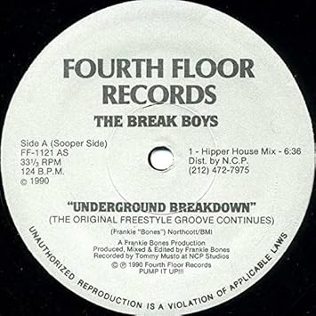 The Break Boys Underground Breakdown My House Is Your House
