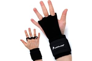 AEOLOS Leather Gymnastics Hand Grips-Great for Gymnastics,Pull up,Weight Lifting,Kettlebells and Cross Training