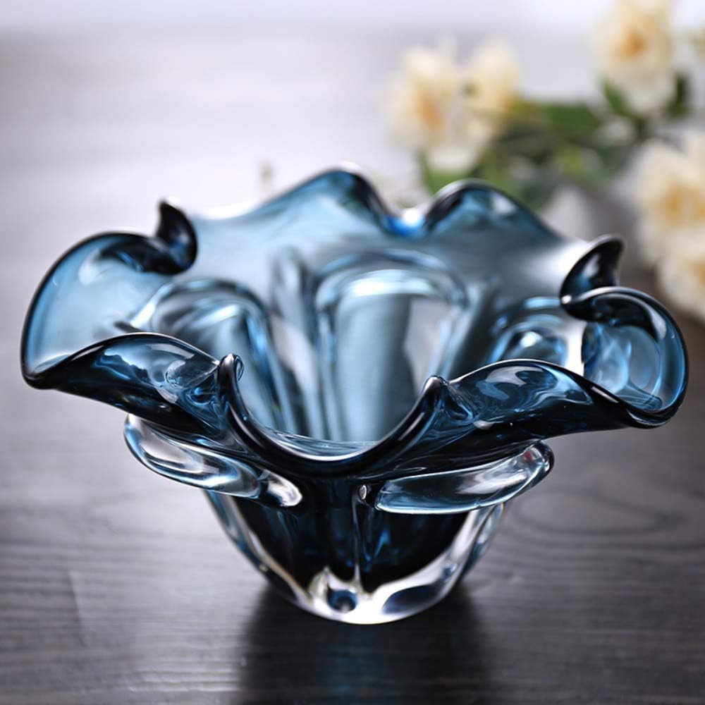 WANGZZZ Crystal Glass Home Fashion Ashtray Living Room Coffee Table Crystal Ashtray