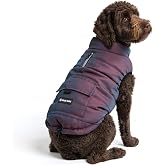Spark Paws Dog Winter Coat Jacket - Warm Dog Clothes for Small Large Dogs | Freezing Walks and Snow, Fleece Lined, Water Resistant, Leash Opening, Reflective, Puppy to 4XL Broad Chests