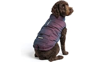 Spark Paws Dog Winter Jacket, Water-Resistant Coat, Warm Reflective Windproof Fleece-Interior, for Medium and Large Dogs - Cosmic - 2XL