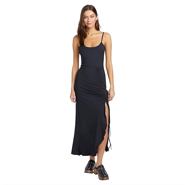 bust maxi dress Baltic Born Womens Sandra Pleated Maxi Dress | Black