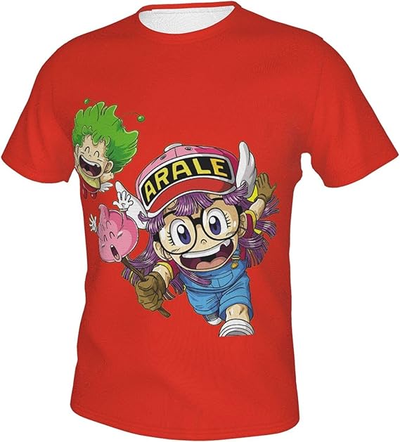 Amazon Co Jp 潮流 新品 メンズ 半袖 快適 ファッションの定番 夏服 Tシャツ シンプル ア Tシャツdr スランプ アラレちゃん 吸汗速乾 通気性 ティーシャツ 高級簡約 スポーツtシャツ おしゃれ コーディネート自由 服 ファッション小物