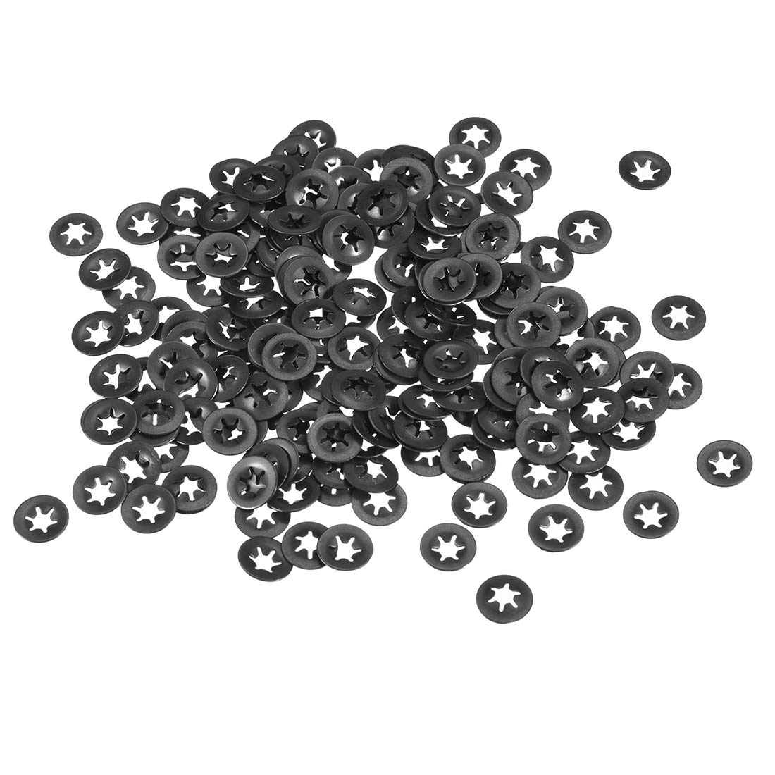 uxcell M3 Internal Tooth Starlock Washer, Push On Lock