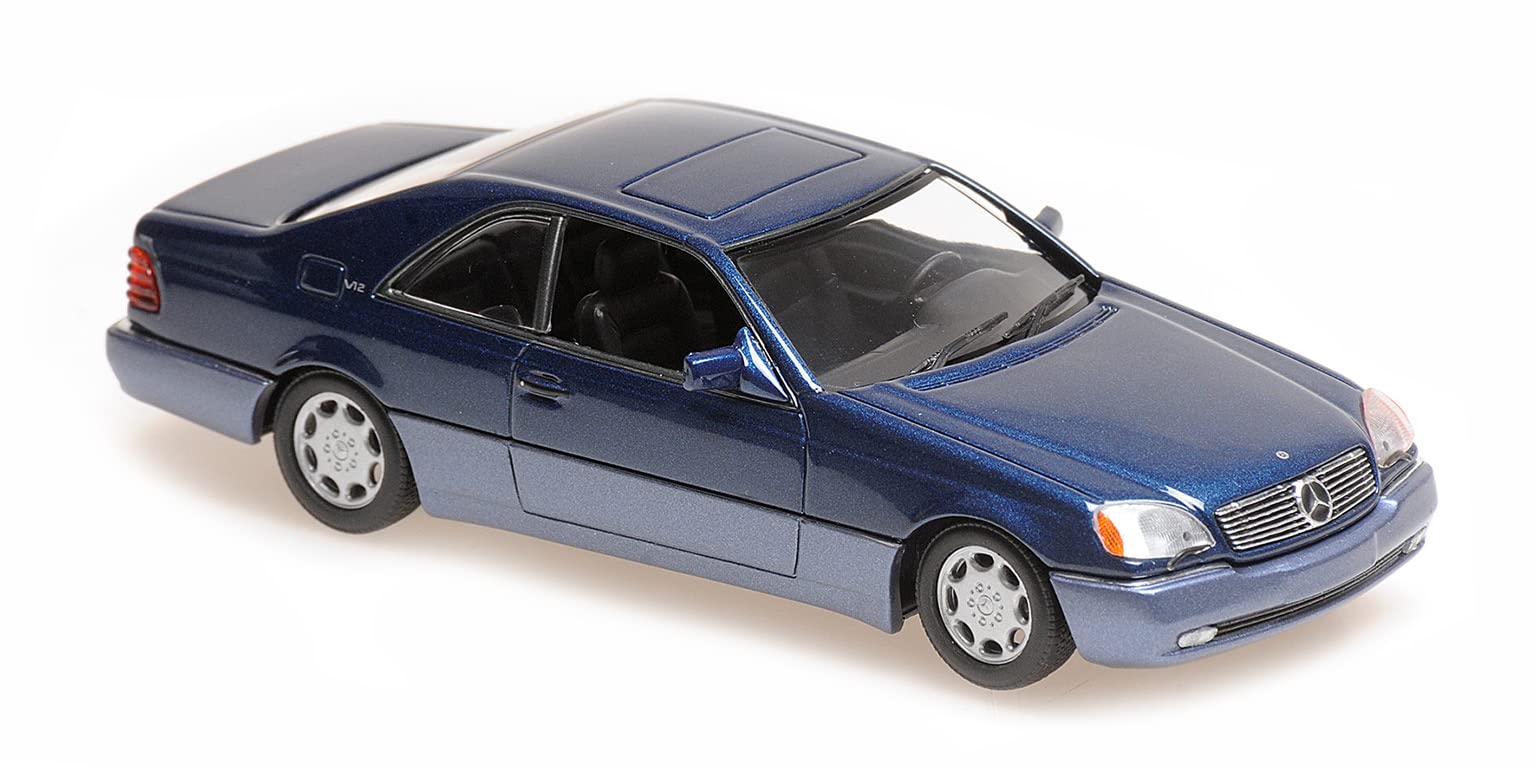 Maxichamps 1:43 Mercedes-Benz 600 SEC Coupe - 1992 - Blue Metallic