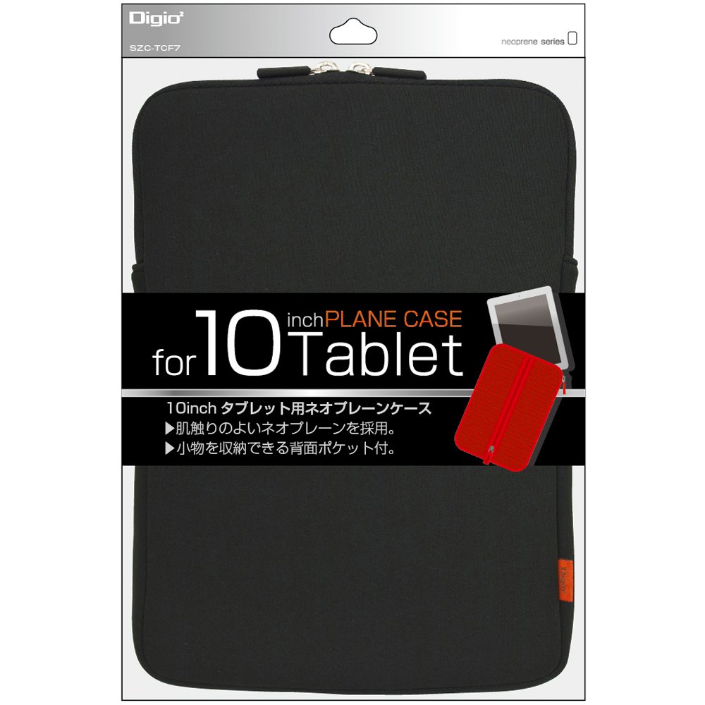 66％OFF】Digio2 タブレット用ネオプレーンケース ~10.6インチ ブラック SZC-TCF10BK 899円！