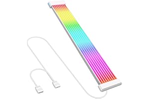 ARGB Lighting Strip for PSU extension Cables PC RGB GPU Cable, 9 inches length HE280 5V 3PIN ARGB Sync PC Cables, Suit for 6P