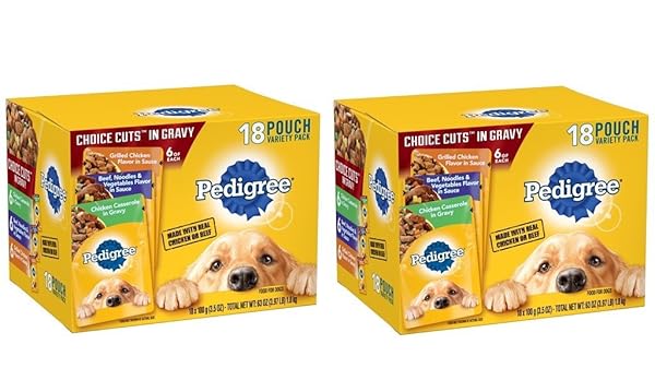 PEDIGREE CHOICE CUTS VARIETY PACK GRILLED CHICKEN, BEEF...
