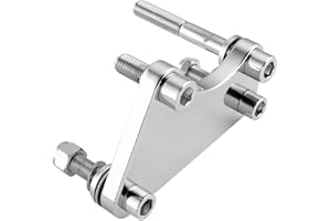 Biker's Choice Brake Caliper Adapter (Chrome) Compatible With 88-99 HARLEY FLSTC