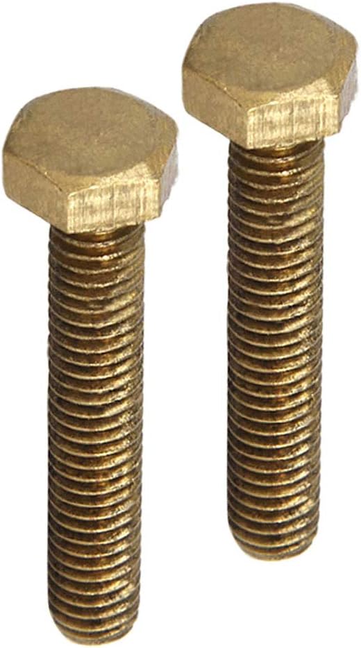 Yudesun Hardware Brass Outer Hex Bolts Screws - Fasteners Nails Service Tools Bolt Hexagonal Screw M8 M10